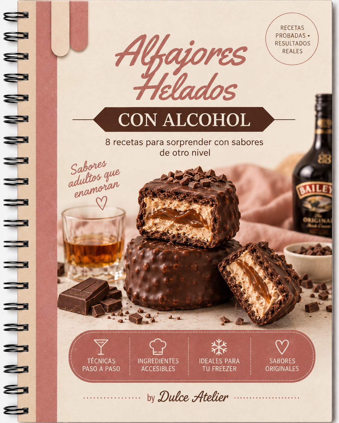 Alfajores con alcohol - Fernet • Baileys • Whisky • Malbec • Ron • Limoncello • Licor de cerezas